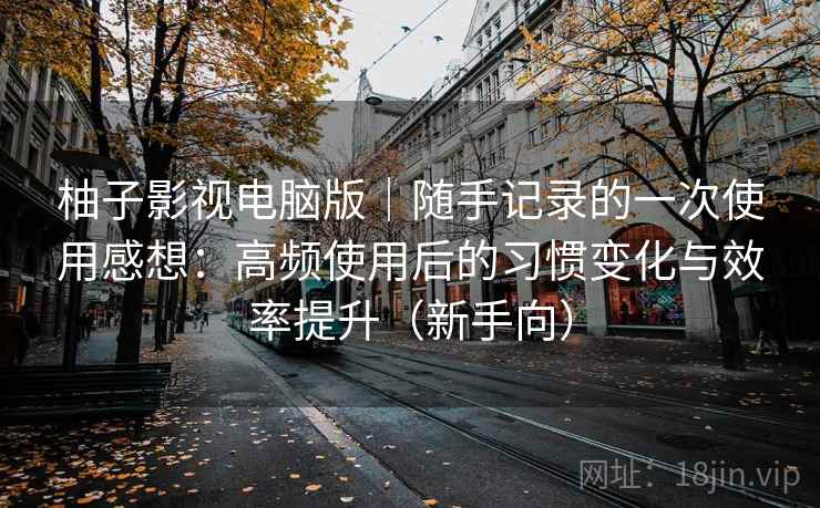 柚子影视电脑版｜随手记录的一次使用感想：高频使用后的习惯变化与效率提升（新手向）